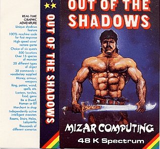 Out of the Shadows box art for ZX Spectrum